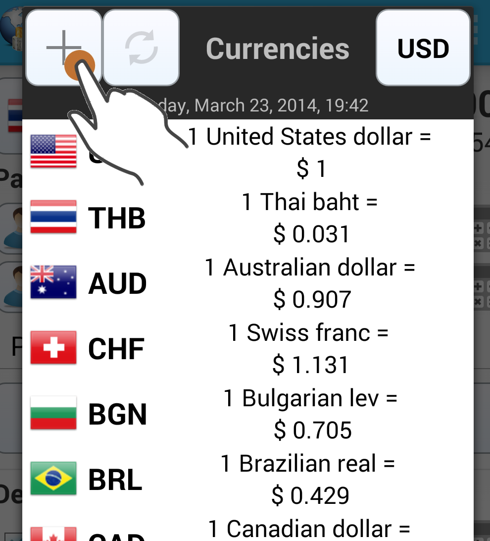 add currency
